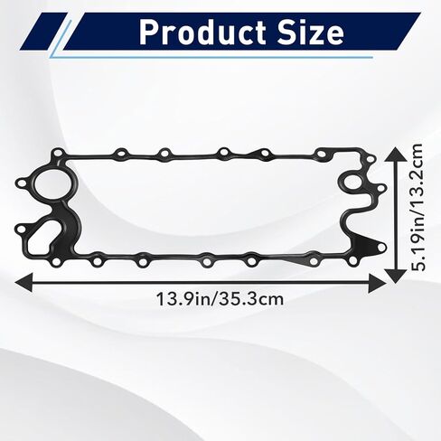 AJ811904 Engine Oil Cooler Gasket Fits for Land Rover Jaguar X761 X152 X760 X250 X260 L663 L319 L462 L322 L405 L320 L494 L560，Replace for AJ811904 LR010770 in Saudi Arabia