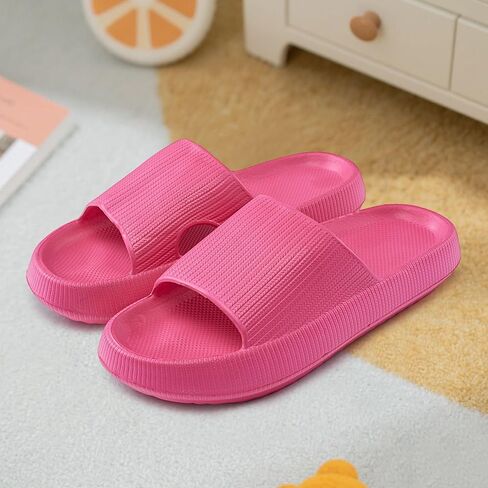 Cloud Slippers for Women and Men, Pillow House Slippers Shower Shoes Indoor Slides Bathroom Sandals, Ultimate Comfort, Lightweight, Thick Sole, Non-Slip, Easy to Clean in Saudi Arabia