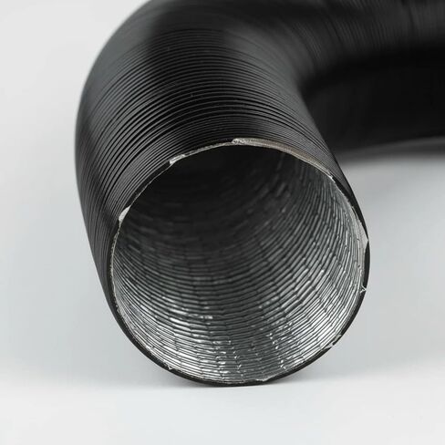 90mm 3.5in Heater Duct Hose 300cm 118in Black Aluminum Foil Flexible Air Outlet Pipe for Webasto for Eberspacher for Planar Diesel Heaters in Saudi Arabia