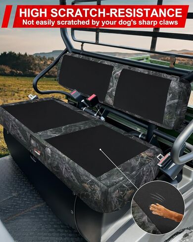غطاء مقعد StarknightMT Mule 610 مصنوع من النيوبرين المحسن متوافق مع Kawasaki Mule 600/610 2005-2016 & Mule SX 2017-2023، ملحقات أغطية مقاعد المقاعد المقاومة للماء in Kuwait
