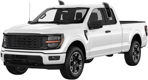 Precut Window Tint Film Front Two Door Windows Tint Film Cars Sun Blocking Protection Privacy Anti Shatter Glass 2 Ply Computer Cut Any Tint Shade for Ford F150 Extended Cab 2021-2023 in Kuwait