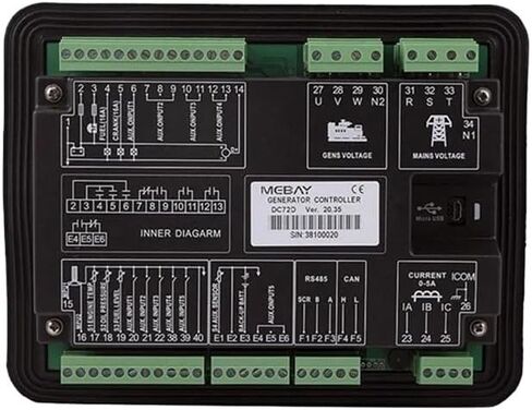 DC60D DC70D لوحة التحكم الإلكترونية مجموعة المولدات وحدة معلمات التحكم (DC60D) in Kuwait