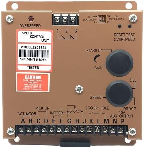 ESD5221 Engine Speed Control Unit Governor Speed Controller ESD 5221 For Engine Control Module(ESD5570E) in Saudi Arabia