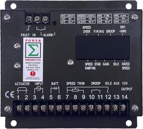 Speed Controller S6700H Power Generator Control Module Engine Governor Actuator Motor Regulator Generator Parts in Saudi Arabia