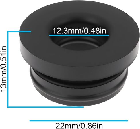 eMagTech 2pcs 22mm Brake Fluid Reservoir Plug 357611817 Compatible with VW Passat in Saudi Arabia