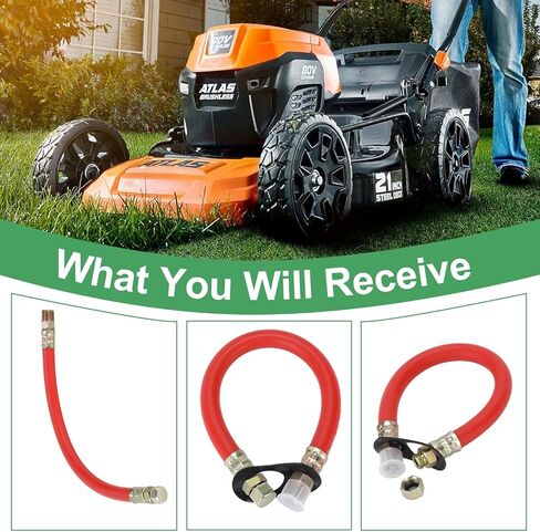 خرطوم تصريف الزيت 3/8 بوصة لتغيير زيت المحرك، استبدال STAN1438، خرطوم تصريف 12.5 بوصة مناسب لـ Tecumseh Kohler مع منفذ تصريف 3/8 بوصة in Kuwait