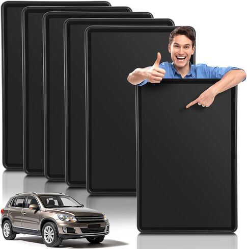 وعاء تنقيط زيت كبير جدًا 6 قطع، صينية تنقيط زيت أسفل السيارة - 35.4 × 24 × 1.5 بوصة، وعاء تنقيط بلاستيكي لتغيير الزيت، صينية بديلة لتصريف الزيت التلقائي لأرضية المرآب، غسالة، ثلاجة صغيرة in Kuwait