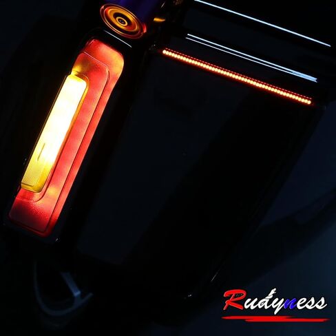 طقم إشارة ضوء خلفي لحقيبة السرج LED من الدخان لدراجة Harley Touring Street Road Glide FLTRHSE 2023-2025 (الضوء الخلفي الدخاني) in Kuwait