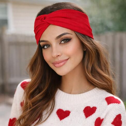 Shimmer Anna Shine Kids Red White and Blue USA Patriotic American Flag Headbands for Girls (Kids Cotton Stars and Stripes American Flag USA 15 Pack Headband) in Kuwait