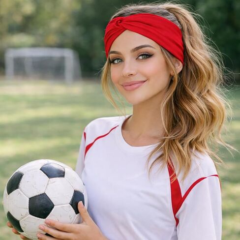 Shimmer Anna Shine Kids Red White and Blue USA Patriotic American Flag Headbands for Girls (Kids Cotton Stars and Stripes American Flag USA 15 Pack Headband) in Kuwait