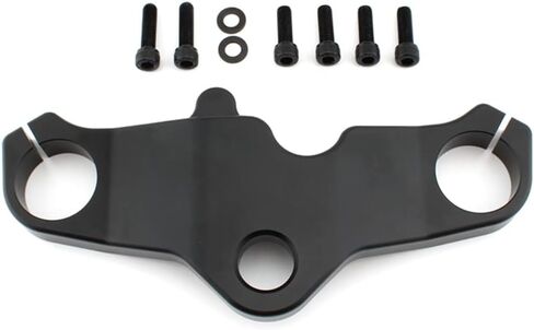 Cnonee1 CNC Motorcycle Lowering Triple Tree Front End Upper Top Clamp Black for HONDA GB350 2021-2022, GB350S 2021-2022, CB350 2021-2022, CB350S 2021-2022, GB350 NC59 in Saudi Arabia