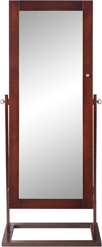 خزانة ملابس للمجوهرات قائمة بذاتها من منتجات برومان مع مرآة كاملة الطول، ومنظم تخزين المكياج، وإسبريسو in Kuwait