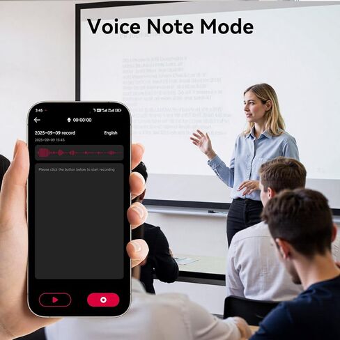 سماعات أذن MINISO MS106 AI Translator، سماعات أذن ترجمة 3 في 1 في الوقت الفعلي تدعم 135 لغة، Audiofonos Traductores Inglés Español، جهاز ترجمة بلوتوث 6.0 لتعلم الأعمال أثناء السفر in Kuwait