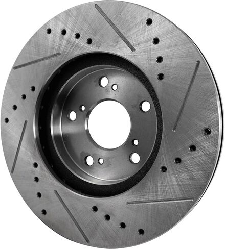 مجموعة قرص الفرامل الأمامية البديلة ومجموعة الوسادة تناسب Acura MDX 2003-2004 3.5L V6 (قرص أمامي 299.97 مم) in Kuwait