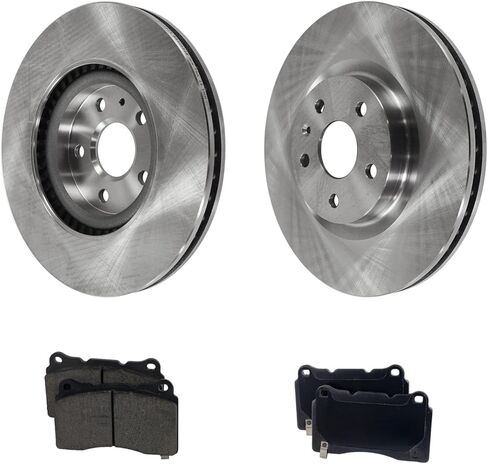 Replacement Front Brake Disc and Pad Kit fits Buick Regal 2014-2015 2.0L Turbo GS Front Driver Right in Saudi Arabia