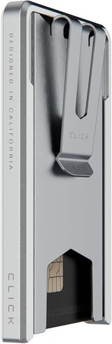 CLICK 6 Card Wallet Aluminum - Silver in Saudi Arabia
