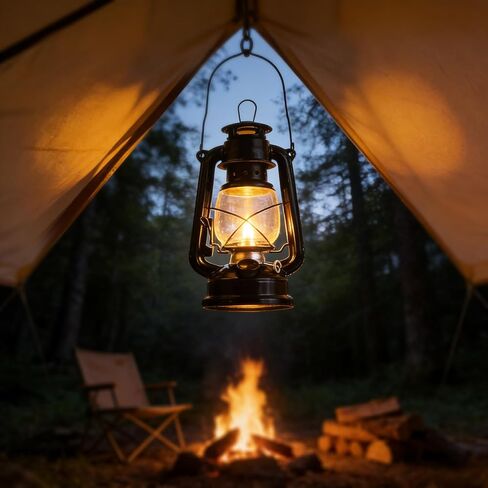 Oil lamp Kerosene lamp Hurricane Lanterns for Indoor Decorative or Emergency Use,Black - 2 Pieces in Saudi Arabia
