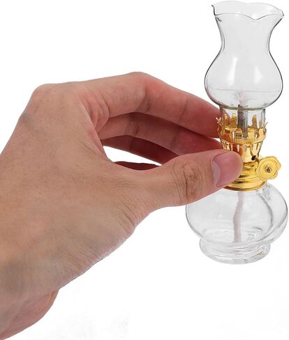 Zerodeko Chamber Oil Lamps for Indoor Use, Vintage Oil Lamp Kitchen Decor Kerosene Lantern, Rustic Home Decorative Lighting,11. 50X5. 00X5. 00cm in Saudi Arabia