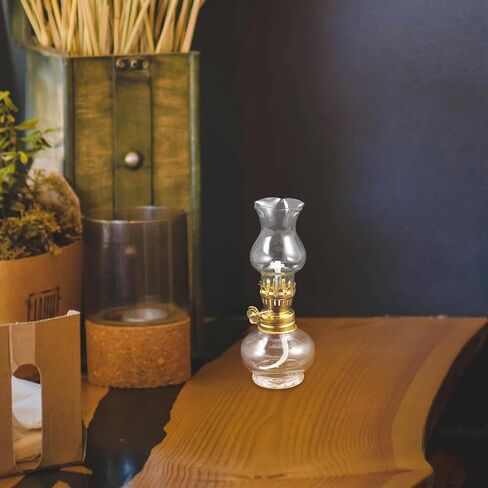 Zerodeko Chamber Oil Lamps for Indoor Use, Vintage Oil Lamp Kitchen Decor Kerosene Lantern, Rustic Home Decorative Lighting,11. 50X5. 00X5. 00cm in Saudi Arabia