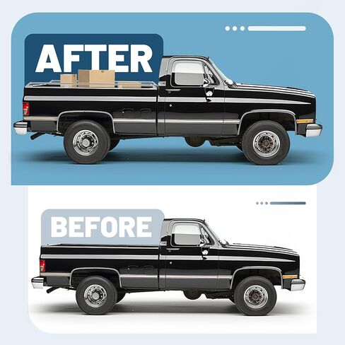 7.36Ft Truck Bed Rail Compatible with 1967-1987 Chevy Chevrolet GMC & 1988-1991 Heavy Duty Long Bed Trucks Side Rail Aluminium Alloy Powder Coated Silvery (Pair) in Saudi Arabia