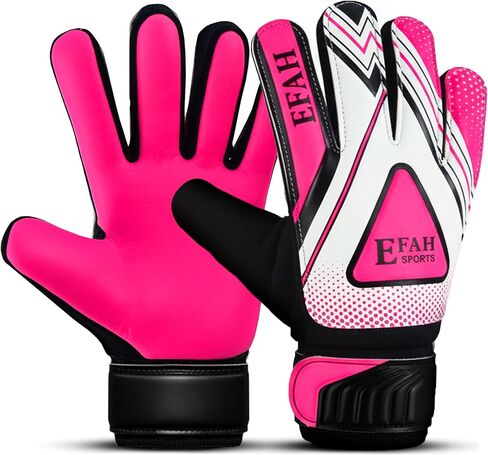 EFAH SPORTS قفازات حارس المرمى لكرة القدم للأطفال الأولاد الأطفال قفازات كرة القدم مع قبضة قوية النخيل in Kuwait