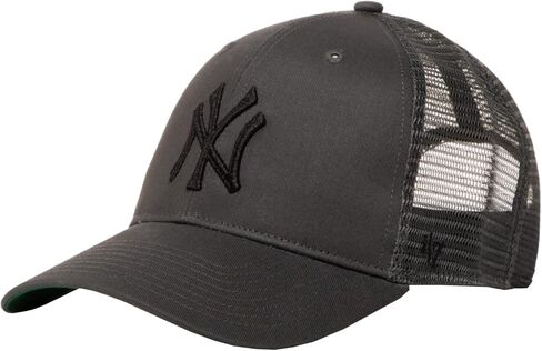 47 Brand MLB New York Yankees Branson Cap B-BRANS17CTP-BKB, Unisex, Black, in Kuwait