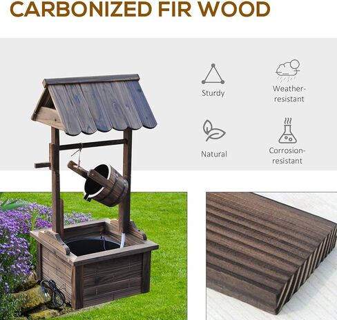 Round Wishing Well Water Fountain with Pump in Kuwait