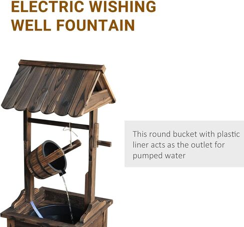 Round Wishing Well Water Fountain with Pump in Kuwait