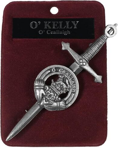 دبوس نقبة على شكل شعار العائلة الأيرلندية من O'Kelly (O'Ceallaigh) - صُنع في اسكتلندا in Saudi Arabia