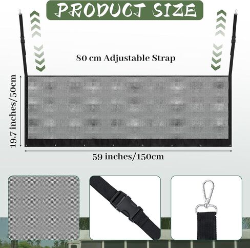 RV Bunk Bed Safety Net with Hardwares 59 x 19.7 Adjustable Bunk Netting for Camper Motor Home Trailer Fifth Wheels Guard Rail Bedding Accessories Mesh Barrier for Upper Bunks in Saudi Arabia