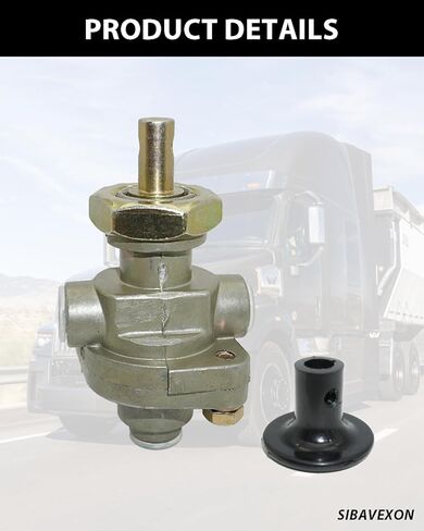 276567 صمام التحكم في داش PP-1 40 رطل لكل بوصة مربعة | صمام فرامل الطوارئ للدفع/السحب 1/8 بوصة NPT | يستبدل Bendix 276567، Haldex KN20021 لشبه الشاحنة والمقطورة in Kuwait