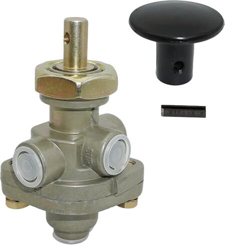 276567 صمام التحكم في داش PP-1 40 رطل لكل بوصة مربعة | صمام فرامل الطوارئ للدفع/السحب 1/8 بوصة NPT | يستبدل Bendix 276567، Haldex KN20021 لشبه الشاحنة والمقطورة in Kuwait