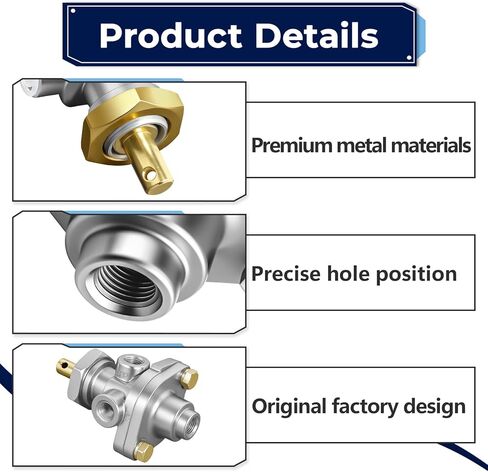 276566 PP-1 Dash Control Valve Compatible with Bendix 276566 Haldex KN20021, Brake Control Valve 20PSI 1/8" Push/Pull in Saudi Arabia