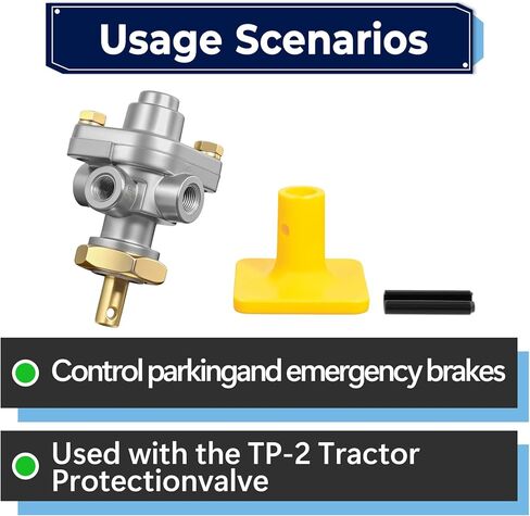 276566 PP-1 Dash Control Valve Compatible with Bendix 276566 Haldex KN20021, Brake Control Valve 20PSI 1/8" Push/Pull in Saudi Arabia