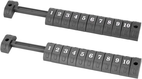 قطعتان من عدادات تسجيل النقاط 10 أرقام ومؤشر عداد النقاط لطاولات كرة القدم القياسية (أسود) in Kuwait