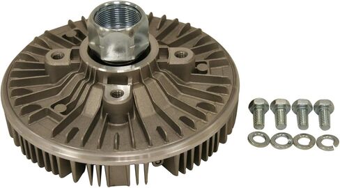 قابض مروحة Hvac Rareelectrical متوافق مع 1994-1999 دودج رام 2500 5.9L/6.7L V8 محرك حراري لزج درجة حرارة التبريد المنشط استبدال مباشر مجموعة الترباس يحل محل Gm 19189670 جديد in Kuwait