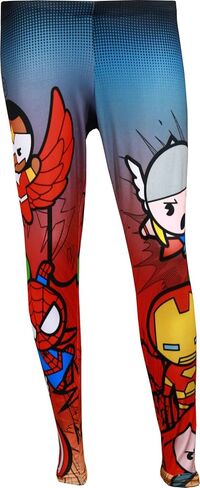 سروال Marvel Avengers Chibi Junior's الأسود، مقاس متوسط in Kuwait