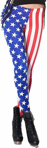 Sister Amy Girl 3D Printed Geometric Figures Ankle Elastic Tights Legging in Saudi Arabia