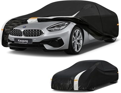 غطاء سيارة SUV مكون من 10 طبقات مقاوم للماء ومناسب لجميع الأحوال الجوية للسيارات المزودة بفتحة تهوية، حماية كاملة لغطاء الجيب الخارجي عالي التحمل، مناسب لسيارة Toyota Highlander وBMW X5 Honda Pilot. الحجم A11 in Kuwait