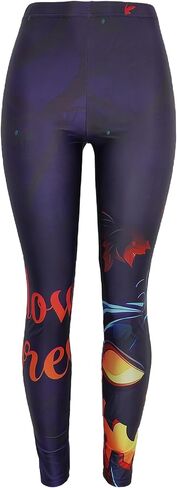 Sister Amy Girl 3D Printed Geometric Figures Ankle Elastic Tights Legging in Saudi Arabia