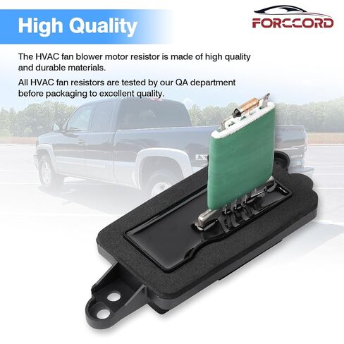 89019088 Blower Motor Resistor with Harness Fit for Chevrolet Avalanche Silverado 1500 2500 Suburban Tahoe, GMC Sierra Yukon Cadillac, Escalade Replaces# 973-405 1581086 Accessories in Saudi Arabia