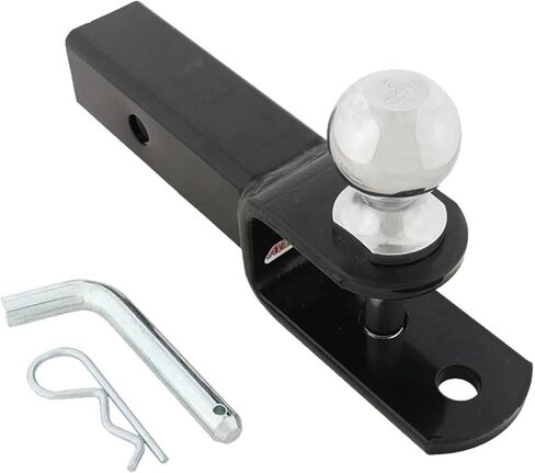 Rareelectrical 2 Inch ATV Utv Trailer Hitch Ez Ball Mount with Chrome Ball Compatible with Polaris 350L Sportsman 350 Kawasaki Bayou 300 400 Mule 2010 2020 2030 43-1001 in Saudi Arabia