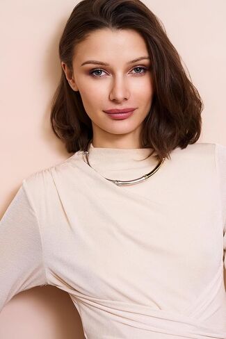 Kenneth Jay Lane Two-Tone Bamboo Slip-On Collar Necklace in Saudi Arabia