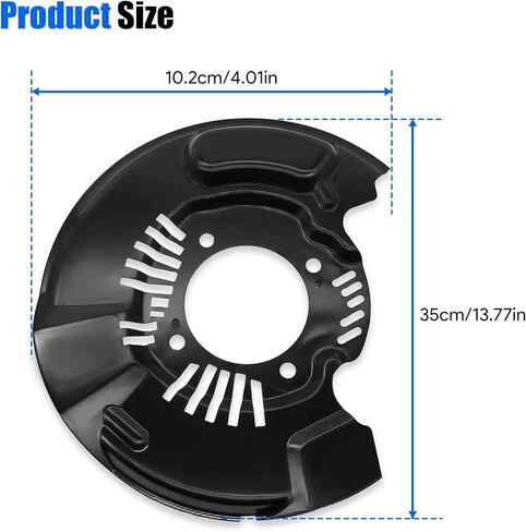 1Pair Front Brake Dust Shields Right & Left Side Compatible with Tacoma 2.7L 3.5L 4.0L 2005-2023 Replaces 47782-04050 47782-04040 in Saudi Arabia