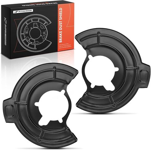 A-Premium Front Driver and Passenger Side Brake Dust Shield Compatible with Jeep Models - JK Series Wrangler 2007-2017, Wrangler JK 2018, Set of 2 in Saudi Arabia