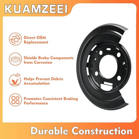 Brake Dust Shield Backing Plates for 1999-2015 Ford Excursion F250 F350 F450 F550 Replaces#924-212 4C3Z2210AA in Kuwait