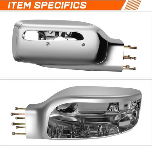 PM PERFORMOTOR Pair of Headlight Housings Compatible with 2006-2025 Peterbilt 367 567 388 389 589, Driver and Passenger Side, Polished Chrome in Saudi Arabia