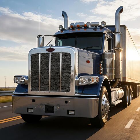 PM PERFORMOTOR Pair of Headlight Housings Compatible with 2006-2025 Peterbilt 367 567 388 389 589, Driver and Passenger Side, Polished Chrome in Saudi Arabia