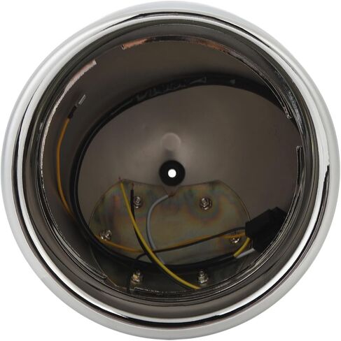 غطاء المصباح الأمامي الدائري 67789-91، غطاء دلو لمصباح الرأس من الكروم للدراجات النارية مع مصباح أمامي 7 بوصة، مناسب عالمي للشعاع المختوم H4 هالوجين وLED in Kuwait