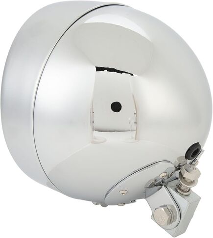 غطاء المصباح الأمامي الدائري 67789-91، غطاء دلو لمصباح الرأس من الكروم للدراجات النارية مع مصباح أمامي 7 بوصة، مناسب عالمي للشعاع المختوم H4 هالوجين وLED in Kuwait